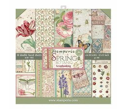 SBBL50 Stamperia Spring Botanic 12x12 Inch Paper Pack