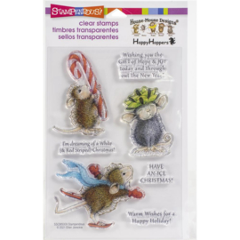 SSCM5009 Stampendous House Mouse Clear Stamps Holiday Happy