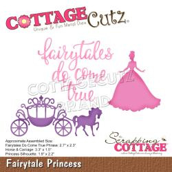 CCE601 CottageCutz Dies Fairytale Princess 1.5" To 3.3"