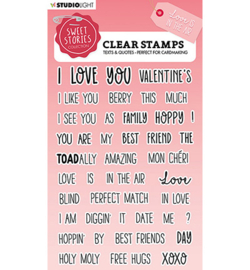 SL-SS-STAMP329 - Quotes small Love is in the air Sweet Stories nr.329