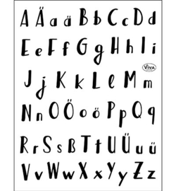 4003.171.00 ViVa Clear Stamps Lettering Alphabet
