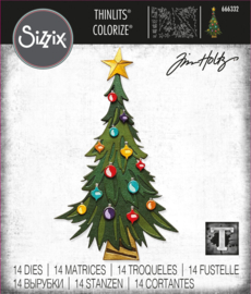 666332 Thinlits Colorize by Tim Holtz Trim a Tree