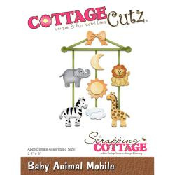 392371 Cottagecutz Die Baby Animal Mobile 2.2"X3"