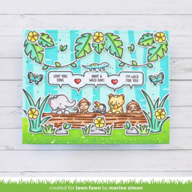 LF3164 Lawn Fawn Clear Stamps Simply Celebrate More Critters 4"X6"