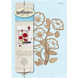 S4815 Spellbinders Shapeabilities Dies Poppies