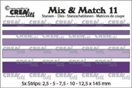 CLMix11 Crealies Mix & Match strips glad