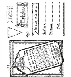 4003.125.00  Viva Clear Stamps Einladung