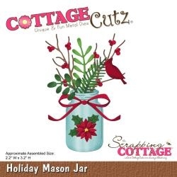 439911 CottageCutz Die Holiday Mason Jar, 2.2"X3.2"