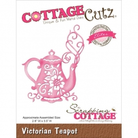 423193 CottageCutz Elites Die Victorian Teapot, 2.8"X3.5"