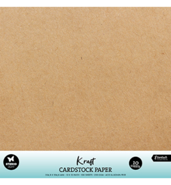 SL-CO-PS49 StudioLight SL Paper Set Cardstock Kraft 250 gsm Essentials nr.49