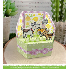 LF2793 Lawn Cuts Custom Craft Die Platform Pop-Up Add-On