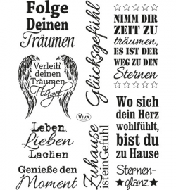 4003.143.00  Viva Clear Stamps Spruche II