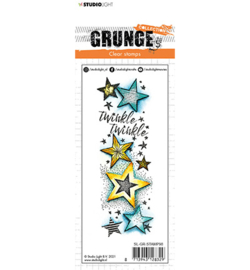 SL-GR-STAMP98 StudioLight Clear Stamp Twinkle Twinkle Stars Grunge nr.98