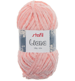 Velvetgaren Liana Yarn Rose Bol 100 gram 65 meter lengte