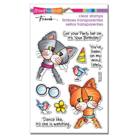 SSC1431 Stampendous Perfectly Clear Stamps Cat Friends
