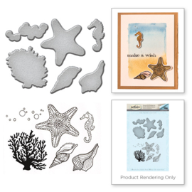 SDS044 Spellbinders Stamp & Die Set Starfish