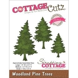 310152 CottageCutz Elites Die Woodland Pine Trees