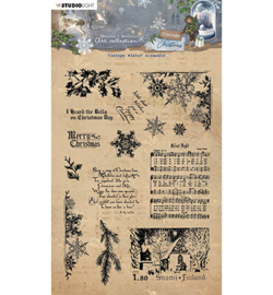 JMA-VC-STAMP546 Jenine's Vintage winter elements Vintage Christmas nr.546