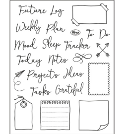 4003.208.00 Clear stamp Bujo/Kalender Notes, Tracker & Co.