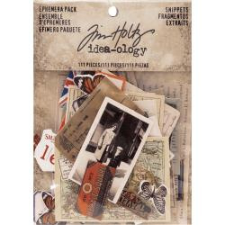 TH93564 Idea-Ology Ephemera Pack  Snippets Tiny Die-Cuts 111/Pkg