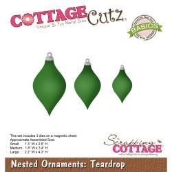 416452 CottageCutz Die Teardrop, Largest 2.2"X4.3"