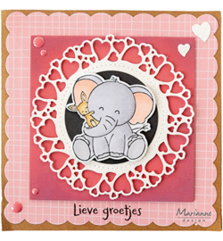 CR1644 Marianne Design craftables Circle of hearts