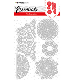 SL-ES-CD64 - SL Cutting Die Christmas Large snowflakes Essentials nr.64