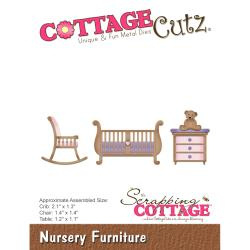 392502 Cottagecutz Die Nursery Furniture 1.1"X2.1"