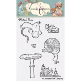 C3KL607D Colorado Craft Company Metal Die Set This Is The Life Toadstool