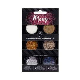 346695 American Crafts moxy glitter x6 shimmer neutrals