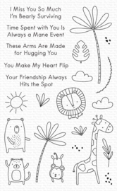 CS-526 My Favorite Things Sweet Safari Clear Stamps