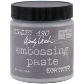 276918 Studio 490 Embossing Paste Silver
