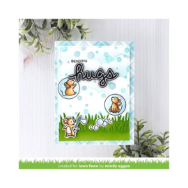 LF2500 Lawn Fawn Clear Stamps Bubbles Of Joy 4"X6"