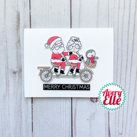 661786 Avery Elle Clear Stamp Set Mr. & Mrs. Claus 4"X6"