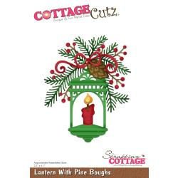 204750 CottageCutz Die Lantern With Pine Boughs 3.3"X4.1"