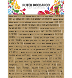 491.200.018  Dutch DooBaDoo Dutch Sticker Art Text English