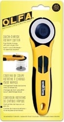 085583 Olfa Quick Change Rotary Cutter 45mm