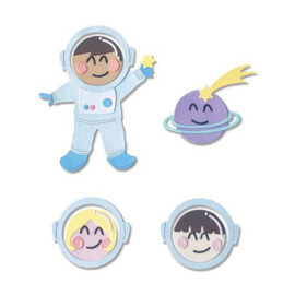 665090 Sizzix Thinlits Die Set - 13PK Astronaut (Works with 663559) Olivia Rose