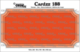 CLCZ188 Crealies Cardzz Slimline H ticket