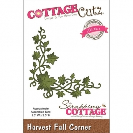282661 CottageCutz Elites Die Harvest Fall Corner