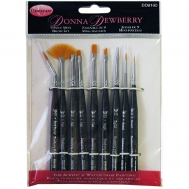 135238 Donna Dewberry Mini Brush Set 9pc
