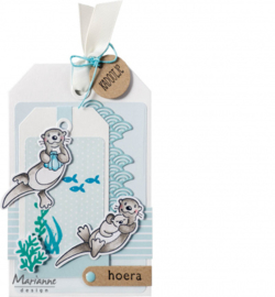 CR1556 Marianne Design Craftables Art texture Waves