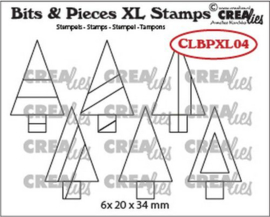 CLBPXL04 Crealies Clearstamp Bits&Pieces XL no. 04 Bomen