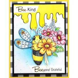 SSC1430 Stampendous Perfectly Clear Stamps Bee Kind