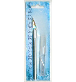 Art knife with 5 spareblades