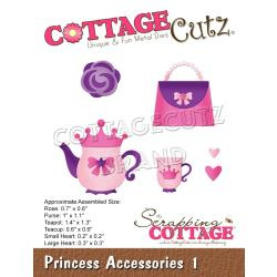 CCE610 CottageCutz Dies Princess Accessories 1 .2" To 1.4"