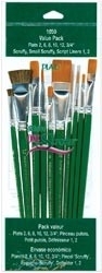 269095 One Stroke Brush Set 10 st.