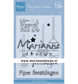 MZ1906 Marianne Design Clear stampMorjoleine's Kerstballen