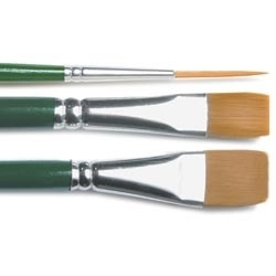 136349 One Stroke Brush Set 3 st.