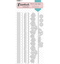 SL-PES-CD110 StudioLight Cutting Die Edges long flowers Planner Essentials nr.110